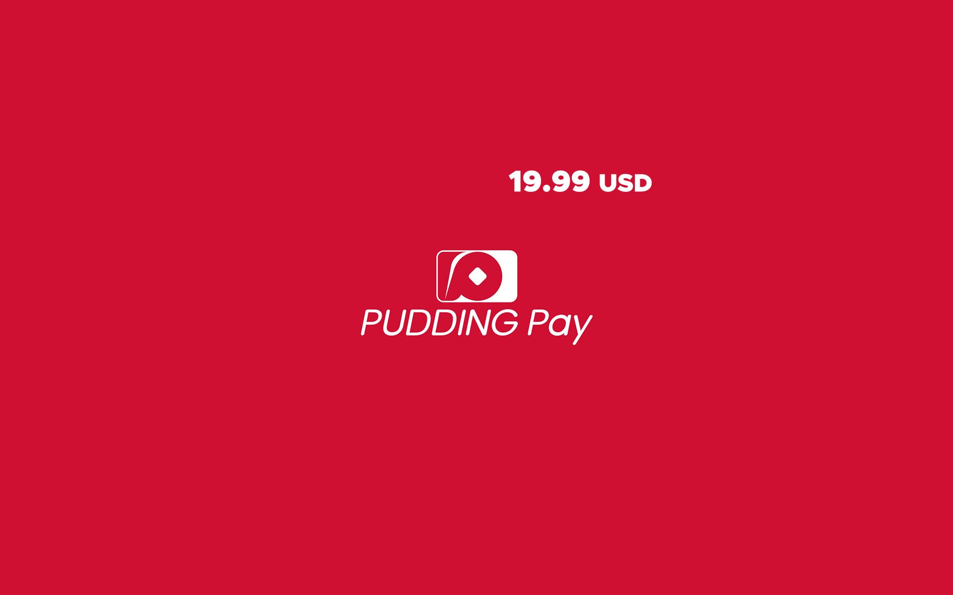 19.99 USD Pudding Pay